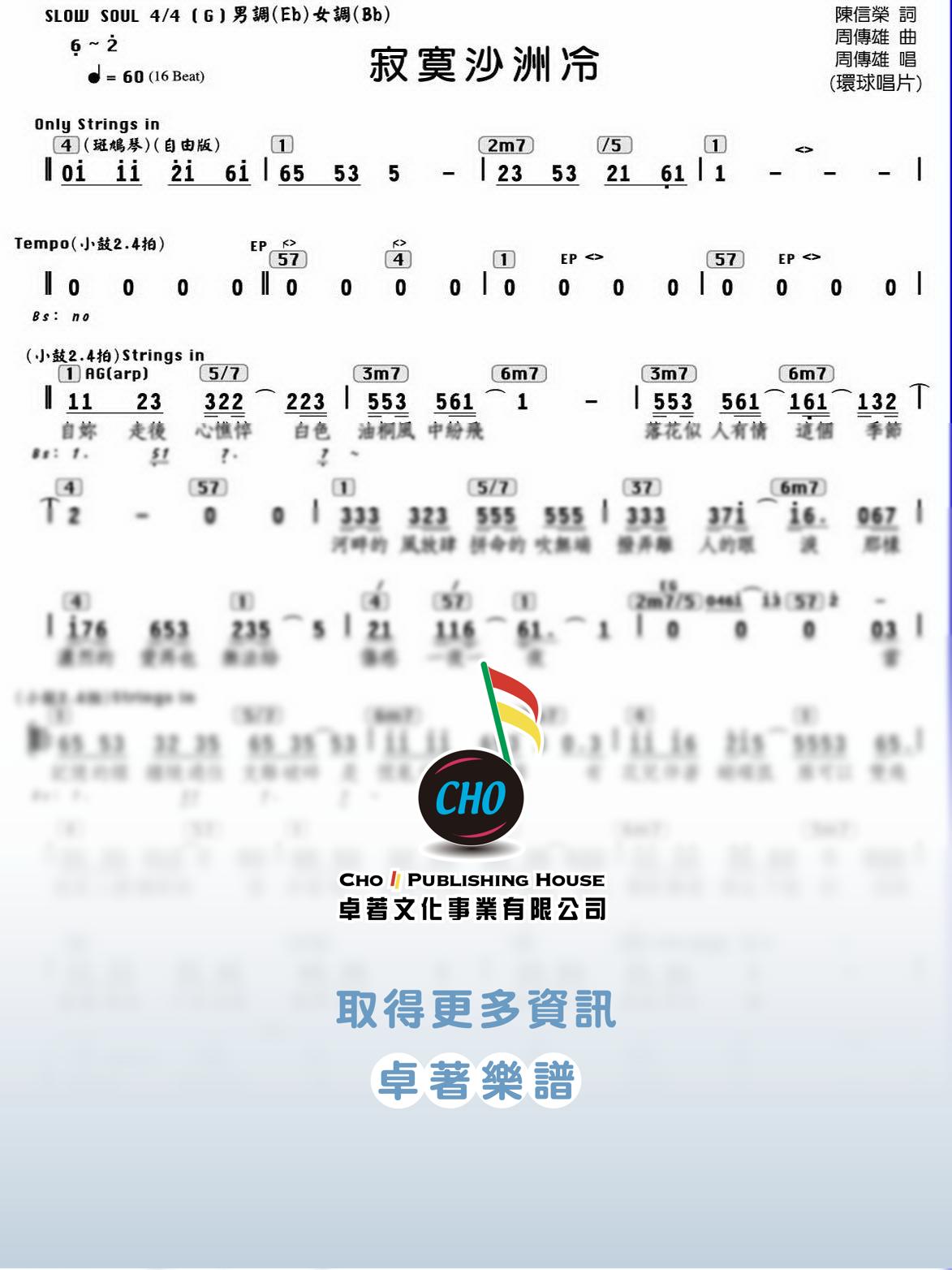 寂寞沙洲冷